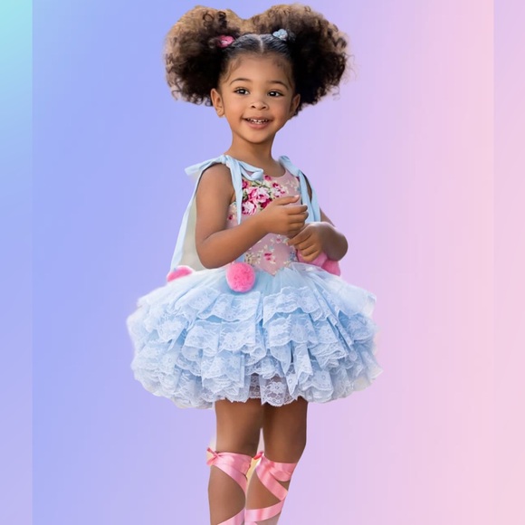 Dollcake Rose Rogue Tutu, Girls Size 8 - Picture 1 of 9